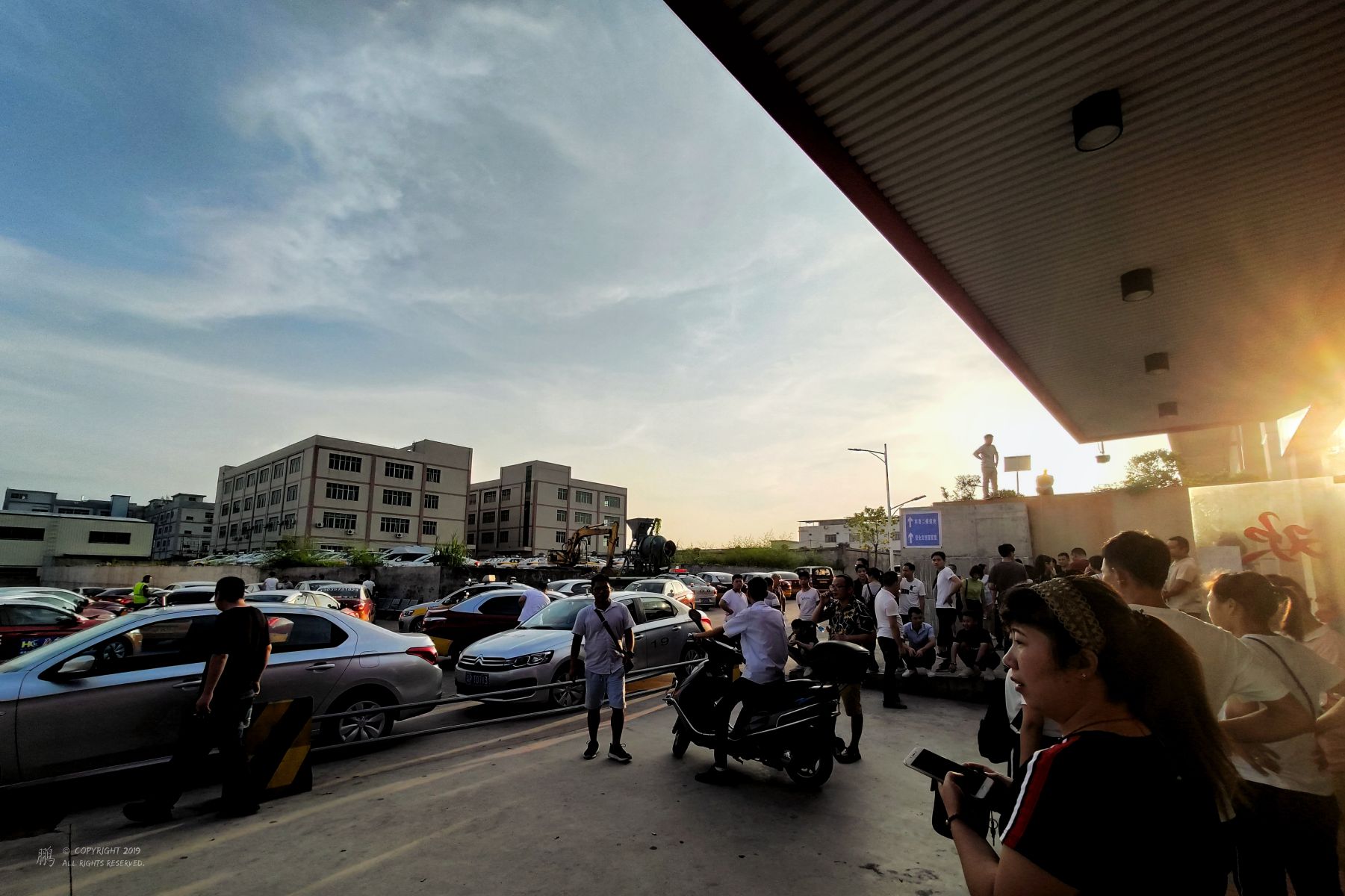 2019/8/20 | 河源 · 埔前考场 | 夕阳下是无数等待踩场科目二三的考生